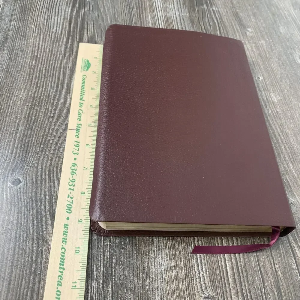 Power For Life Study Bible TNIV‎ Genuine Burgundy Leather Crystal Cathedral